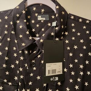 The Kooples Mens Star Shirt Long Sleeve Large NWT $275